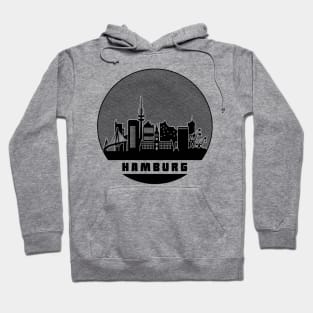 Hamburg Germany Skyline Hoodie